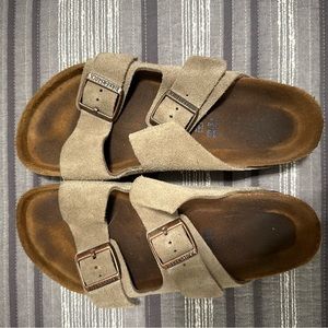 Arizona suede Birkenstocks